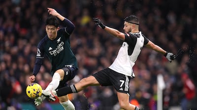 SUBS: (Kiwior, 46) Unfortunate to see Gabriel’s clearance ricochet off him and into the path of Decordova-Reid to put the home side in front. Defended well after that incident and tried to get involved in attack. Getty Images
