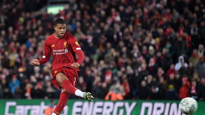Forward: Rhian Brewster has made two Carabao Cup appearances this season and would have Firmino's excellence and a strong midfield to aid him. Getty Images