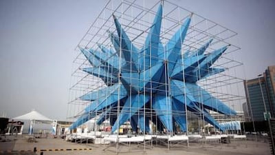 The installation, known as Wendy 2.0, is able to purify the air around it and has arrived in time for Abu Dhabi Sustainability Week.