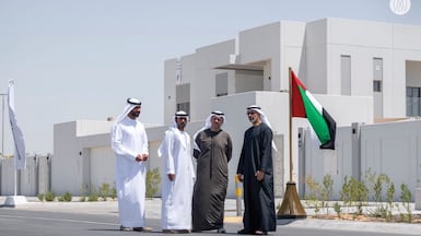 Sheikh Khaled bin Mohamed inaugurates the new project. Photo: Wam