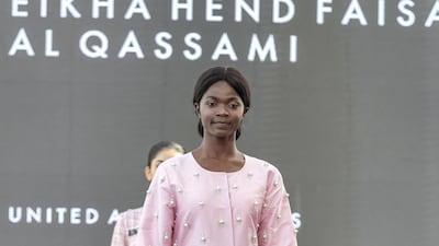 A look by Sheikha Hend Faisal Al Qassami, UAE. Photo: Antonie Robertson / The National