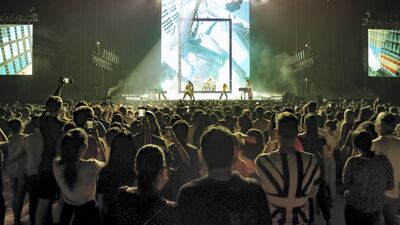 Brit pop-rock band The 1975 made their regional debut in Dubai.