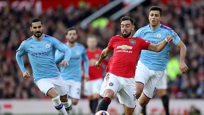 Bruno Fernandes has made an immediate impact in the No 10 role for Manchester United. Reuters