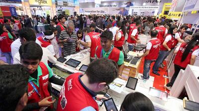 Last year's Gitex Technology week attracted more than 130,000 delegates from 150 countries. Pawan Singh / The National