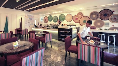 The interior of Mama Tani in Dubai. Sarah Dea / The National