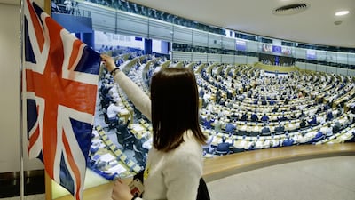 The UK is due to leave the EU on Friday. Bloomberg