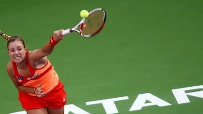 Germany’s Angelique Kerber has reached at least the semi-finals in six of the past 10 tournaments she has played in. Karim Jaafar / AFP