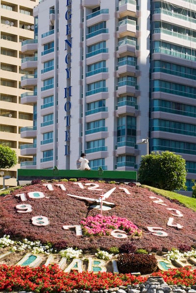 The clock as it looked in 2008. Alamy