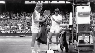 There was no love lost between Jimmy Connors, right, and John McEnroe.
