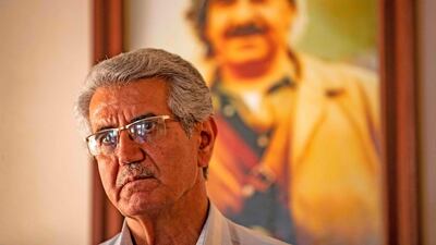 Mohammad Ismail, a senior official of The Kurdish National Council (KNC), speaks during an interview in the city of Qamishli in Syria's northeastern Hasakeh province. AFP