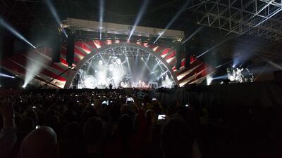 A reader is all praise for The Rolling Stones that set Abu Dhabi on Fire on Friday. Neville Hopwood / Getty Images