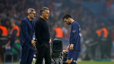 PSG manager Christophe Galtier said Lionel Messi's suspension added to an unpleasant period for the club. Reuters