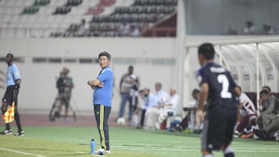 Hirofumi Yoshitake has presided over a 100 per cent win record in three games so far. Lee Hoagland / The National