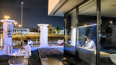 Alchemy speciality coffeeshop on Al Wasl road. The regulations were loosened for all emirates on Friday – the first day of Ramadan. Restaurants both inside and outside of malls are open, but they can admit no more than 30 per cent of capacity and tables should be spaced two metres apart. Reem Mohammed/The National