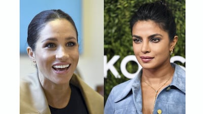 Priyanka Chopra has spoken out against racist press coverage of her friend Meghan Markle. Getty Images