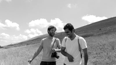 KAKHETI, GEORGIA: Kurdish-Iraqi photojournalist Kamaran Najm and American photojournalist Sebastian Meyer. All photos by Sebastian Meyer