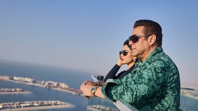 Salman Khan was in Dubai on Saturday to promote his latest Eid blockbuster, Sikandar, which is showing in cinemas now. Photo: Gops Brahma