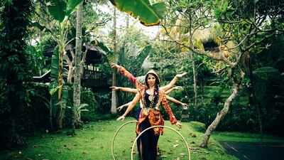 Teeba Alkhudairi founded flowground, a school and forum for adults who want to learn about hula hooping. Courtesy Teeba Alkhudairi