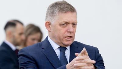 Slovakia's Prime Minister Robert Fico stands in the way of further EU sanctions on Russia. AFP