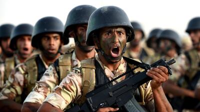 Members of Saudi Arabia’s special forces during a graduation parade. Fayez Nureldine/AFP Photo