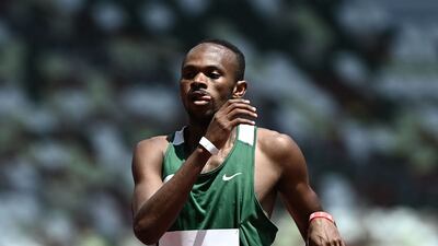 Mazen Moutan Al Yassin - The Saudi 400m runner is on an upward trajectory and will be looking to make it to the final at this summer’s postponed World Championships in Eugene, Oregon. AFP