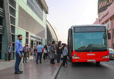 Georgie Babu is a regular user of the Dubai Metro. Victor Besa/ The National