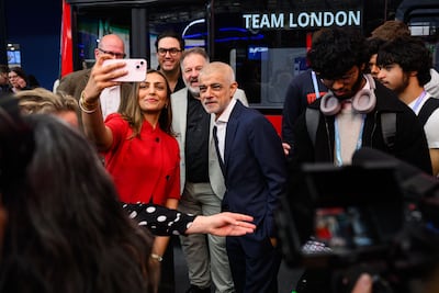 Sadiq Khan attends London Tech Week. Getty Images