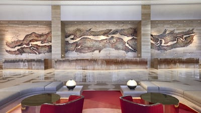 Crown Towers lobby reception