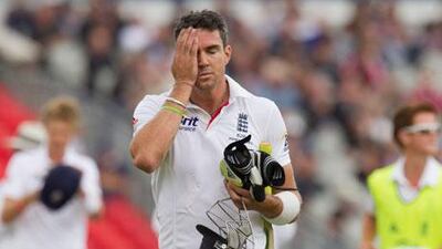 The Hot Spot did not pick a nick off Kevin Pietersen's bat on Monday even though there seemed to be a noise. Jon Super / AP Photo