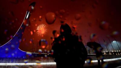 Paralympic Olympic Games closing ceremony at the Fisht Olympic Stadium, near the city of Sochi. Kirill Kudryavtsev / AFP / March 16, 2014.