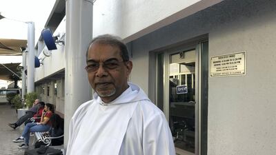 Father Lennie Connully, the parish priest of St Mary’s Catholic Church in Dubai. Ramola Talwar / The National