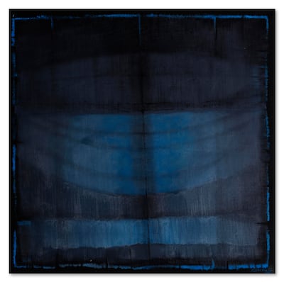 Mandala Bleu Nuit (1982) by Lebanese artist Nadia Saikali. Photo: Christie's Images