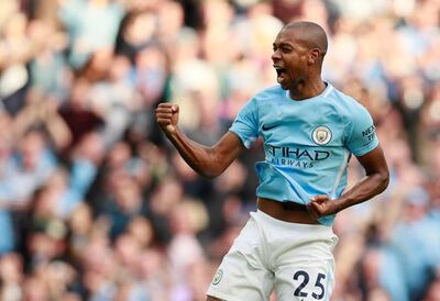 Fernandinho scored a rare goal against Brighton in the 2017/18 season. Reuters
