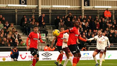 Manchester City's Bernardo Silva, right, scores their first goal. PA