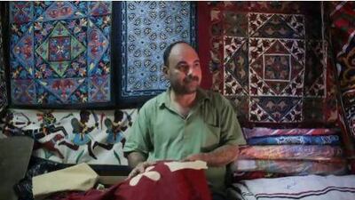 Vendors such as Tarek Fattouh, who sells tapestries, face an uphill struggle . Tara Todras-Whitehill