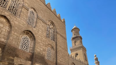 Mamluk architecture in Cairo.