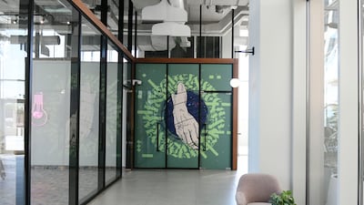 Part of the co-working space