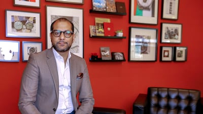 Emiratis have grown to make up 20 per cent of the clientele of German expatriate Tariq Malik’s vintage watch shop, Momentum Dubai, since it opened in 2011. Victor Besa for The National