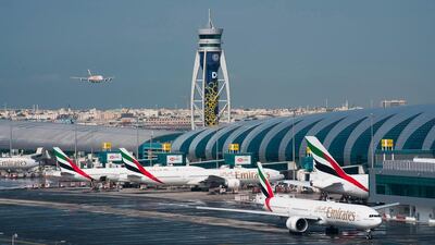 Emirates A380 is back in the skies after a four-month hiatus. AP