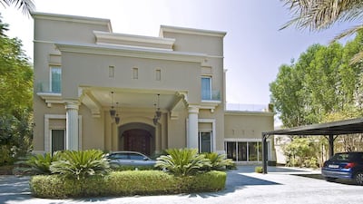 The Dh36.5 million mansion in Emirates Hills, Dubai. Picture courtesy Better Homes