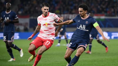 Marquinhos - 6: PSG centre-halves were ripped apart at will by Leipzig for opening 20 minutes. But was captain’s header that set-up Wijnaldum for Dutchman’s second goal and he was much improved in second half. AFP