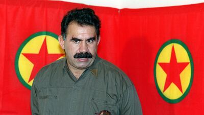 Kurdish rebel chief Abdullah Ocalan in September 1993. AFP