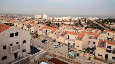 The Israeli settlement of Ariel near the West Bank city of Nablus. AFP