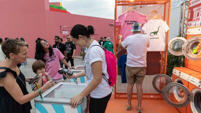 A funky ice cream outlet at Sole DXB
