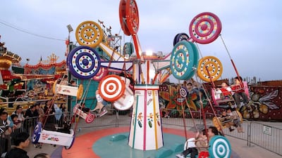 The month-long family carnival at Marina Mall, Abu Dhabi, features 25 rides. Courtesy Marina Mall