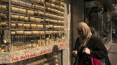 Gold sales increased by 8 per cent from a year ago at the Dubai Shopping Festival, a high season for gold sales in the emirate. Reem Mohammed / The National