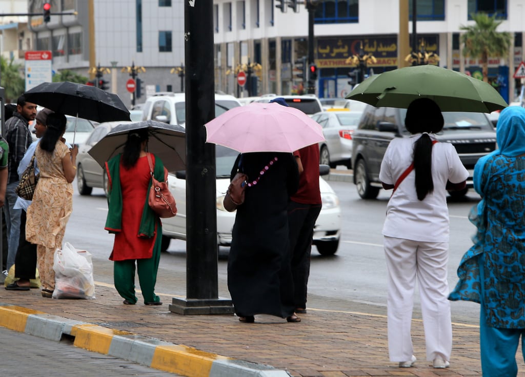 UAE weather: Rain, hail and dust storms in the Northern Emirates but temperatures set to soar