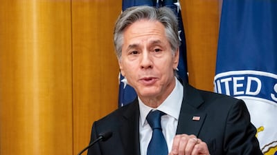 US Secretary of State Antony Blinken's trip 'will focus on a number of critical issues'. AP