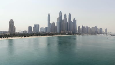 "The biggest piece of art in this property is the view,” Charu Gandhi, architect, founder and director of London-based design studio Elicyon, told us while walking us through the show apartment. Antonie Robertson/The National