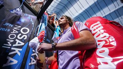 Greece's Stefanos Tsitsipas was handed a slice of fortune when Philipp Kohlschreiber withdrew injured, giving the sixth seed a bye into the third round. EPA